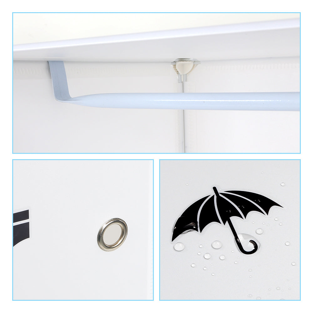 Meerveil Armadio portaoggetti in PP per camera da letto, 20 cubi, adesivi creativi offerti