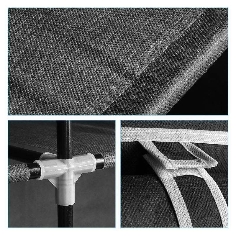 Non-woven Fabric Foldable Wardrobe, Frame Structure