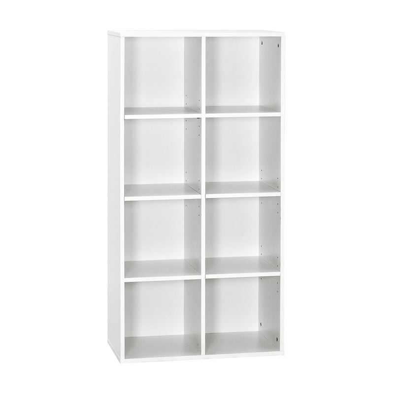 Modern Bookcase,8 Opening Storage Cubes