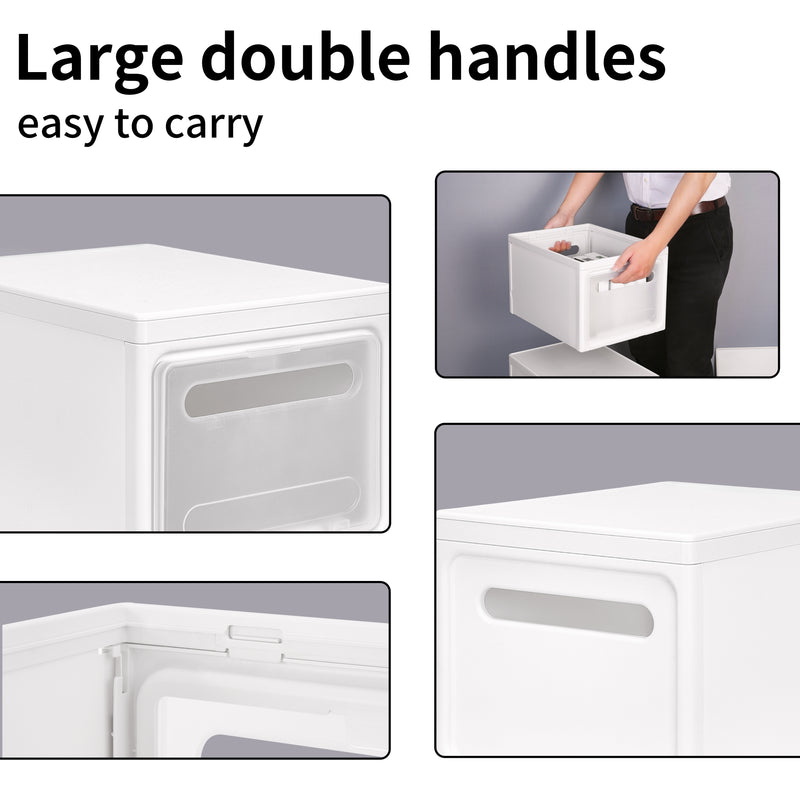 Storage Box, Removable Cabinet, White