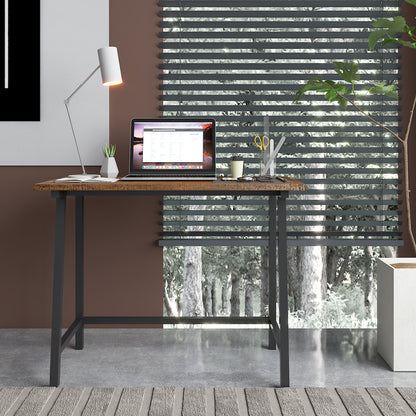 Meerveil Retro Industrieller Computertisch für Home Office, Grundtyp