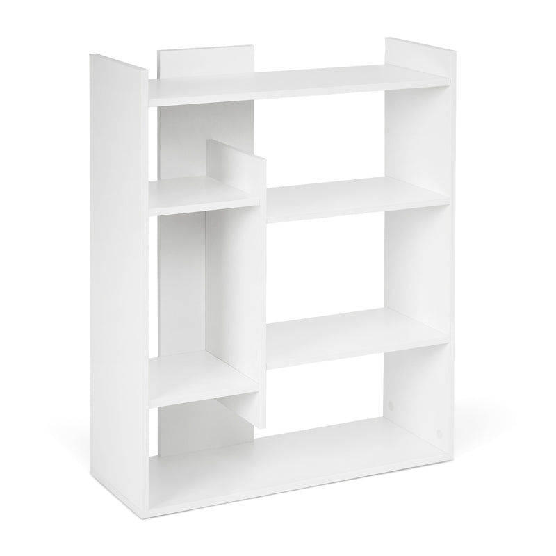 Bookshelf, Bookcase with 4-Tier Display Shelves Modern Wooden