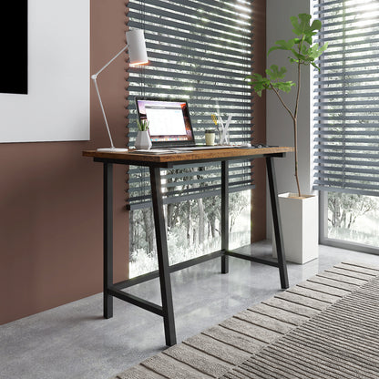 Meerveil Retro Industrieller Computertisch für Home Office, Grundtyp