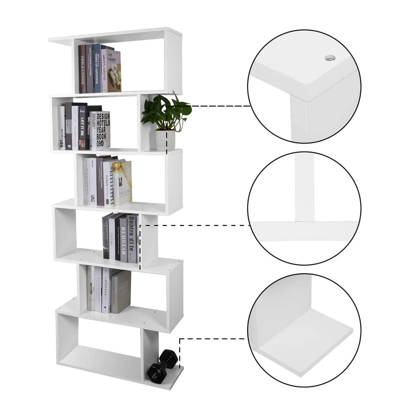 Modern Bookcase, Stacked and Multilayer Structure