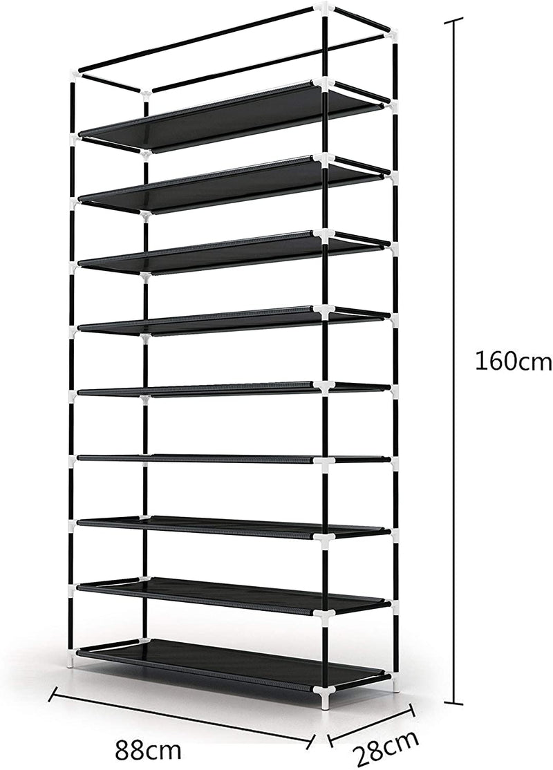 Non-woven Fabric Foldable Shoe Rack,  Single Raw and Multi-layer