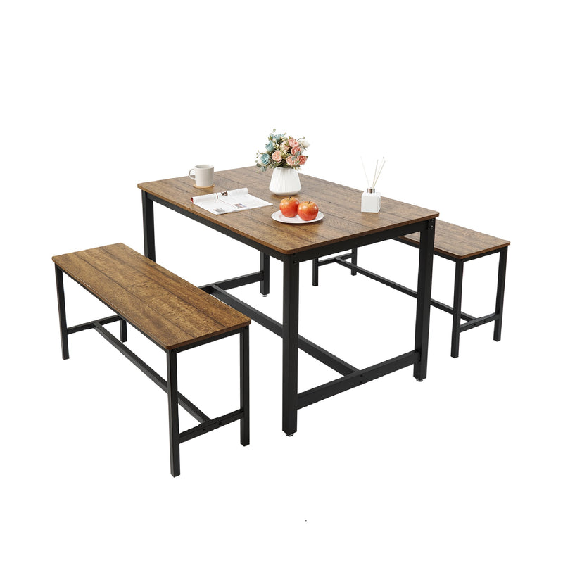 Retro Industrial Dining Table Set