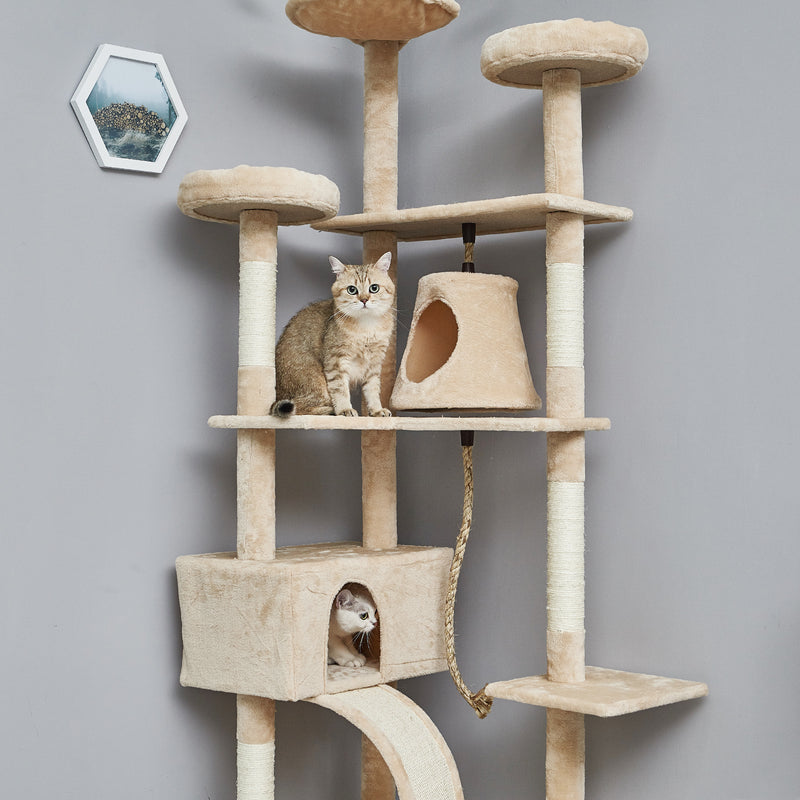 Cat Scratching Tree,Large Size, Seven Levels of Different Heights